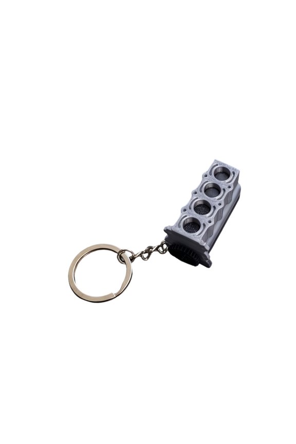 Unique Mechanical Stress Reliever Keychain Compact Car Engine Inspired Key Designed Like A Realistic Small Engine