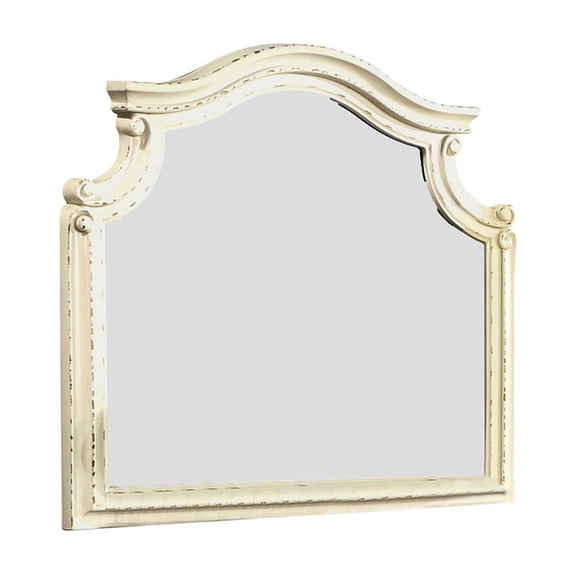 Unique Mirror Shape - Draws Attention - Bedroom Decorating - Adds Focal Point to Bedroom