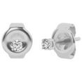 thumbnail image 1 of Unique Moments 0.10 Carat Lab Grown Round Diamond Stud Earrings for Women 10K White Gold, 1 of 5