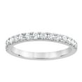 thumbnail image 1 of Unique Moments 0.50 ct Lab Grown Diamond Wedding Band in 14K White Gold (G-H, SI1-SI2), 1 of 11