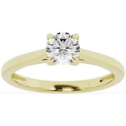 UNIQUE DESIGNS INC. Unique Moments 0.75 Carat Solitaire 4-Prong Lab Grown Diamond Engagement Ring 14K Yellow Gold