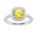 thumbnail image 1 of Unique Moments 1.00 Ct Round Lab Grown Diamond Ring in 10K for Women (HI-SI/I1 ) for Women, 1 of 5