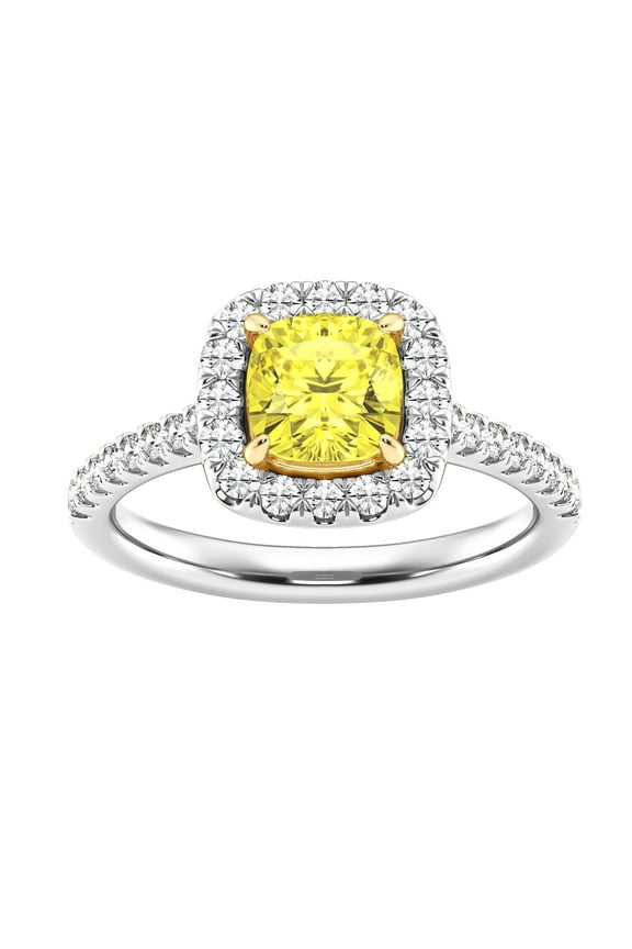 1.00 Ct Round Lab Grown Diamond Ring in 10K for Women (HI-SI/I1 ) for Women