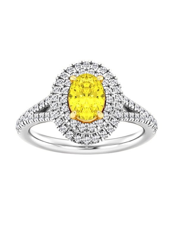 1.20 Ct Round Lab Grown Diamond Ring in 10K for Women (HI-SI/I1) for Women