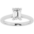 thumbnail image 1 of Unique Moments 1.25 ct Lab Grown Emerald Cut Diamond Engagement Ring 14K White Gold, 1 of 5