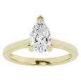 thumbnail image 1 of Unique Moments 1.25 ct Lab Grown Pear Shaped Diamond Engagement Ring 14K Yellow Gold, 1 of 5