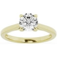 thumbnail image 1 of Unique Moments 1.25 ct Lab Grown Round Cut Diamond Engagement Ring 14K Yellow Gold, 1 of 5