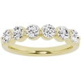 thumbnail image 1 of Unique Moments 1.50 ct Lab Grown Round Cut Diamond Wedding Band 10K Yellow Gold, 1 of 5