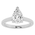 thumbnail image 1 of Unique Moments 1.50 ct Lab Grown Solitaire Pear Diamond Engagemetn Ring for Women 14K White Gold, 1 of 6