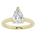 thumbnail image 1 of Unique Moments 1.50 ct Lab Grown Solitaire Pear Diamond Engagemetn Ring for Women 14K Yellow Gold, 1 of 6