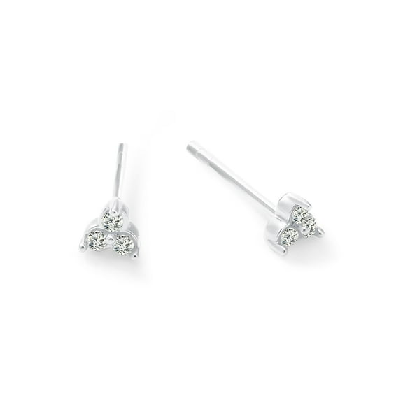 Unique Moments 1/8 ctw Lab Grown Diamond Stud Earrings for Women|Sterling Silver Jewelry | Gift for Women Men