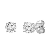 UNIQUE DESIGNS INC. Unique Moments 1 Carat (ctw) Diamond Stud Earrings 14K White Gold Lab Grown