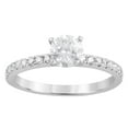 thumbnail image 1 of Unique Moments 1 ct Lab Grown Diamond Wedding Band in 10K White Gold, 1 of 7