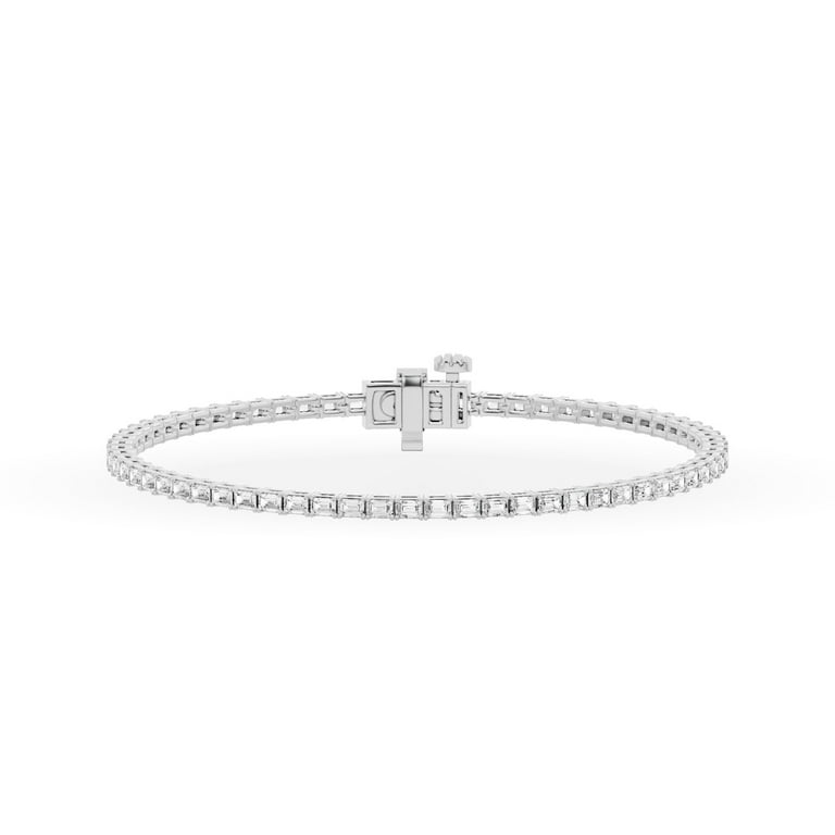 LADIES TENNIS BRACELET 2.00CT ROUND DIAMOND 14K WHITE GOLD LADIES TENNIS BRACELET 2.00CT ROUND DIAMOND 14K WHITE GOLD