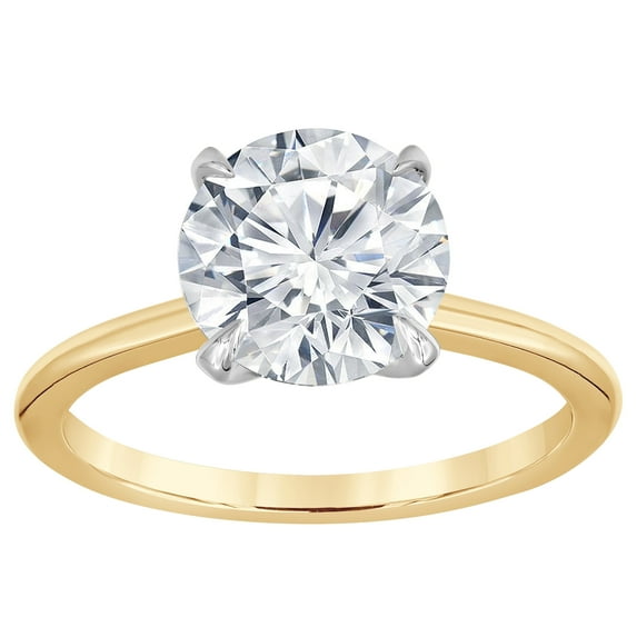 Unique Moments 2.00 ct Lab Grown Diamond Solitaire Ring in 14K Yellow Gold