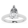 thumbnail image 1 of Unique Moments 2 ct Pear Cut Lab Grown Diamond Engagement Ring 14K White Gold, 1 of 7