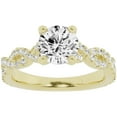 thumbnail image 1 of Unique Moments 2ct Lab Grown Diamond Infinity Solitaire Engagement Ring 10K Yellow Gold, 1 of 5