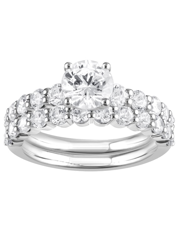 3.00 Ct Round Lab Grown Diamond Engagement Ring in 10K for Women (HI-SI/I1) for Women
