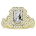 thumbnail image 1 of Unique Moments 3ct Lab Grown Radiant Cut Diamond Engagement Ring 14K Yellow Gold, 1 of 5