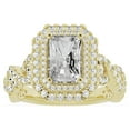 thumbnail image 1 of Unique Moments 3ct Lab Grown Radiant Cut Diamond Engagement Ring 14K Yellow Gold, 1 of 5
