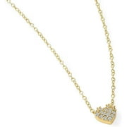 UNIQUE DESIGNS INC. Unique Moments 925 Sterling Silver Adjustable 16 Inch 1/8ctw Lab Grown Diamond Necklace for Women/Men