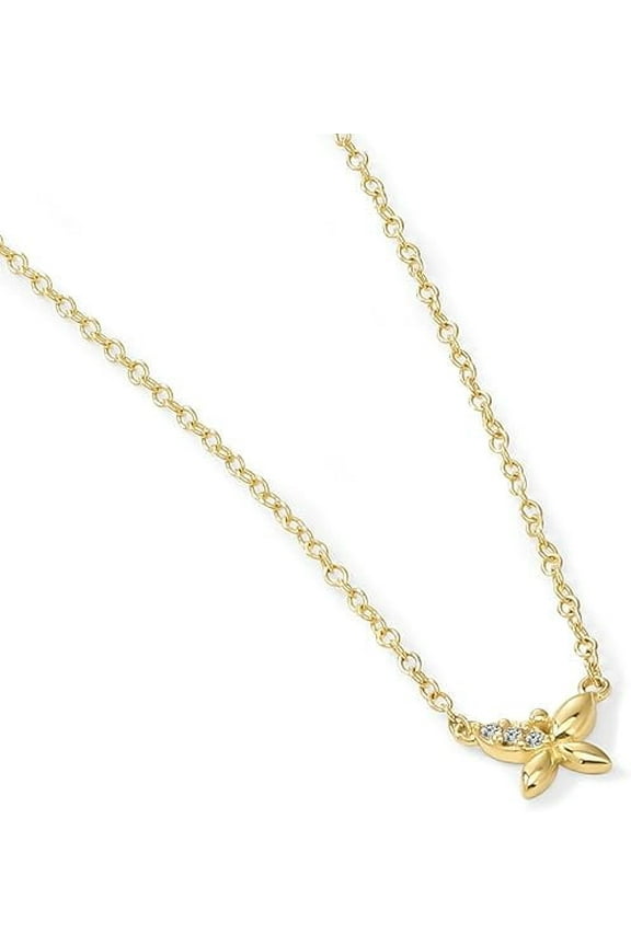 Unique Moments Gold Plated 925 Sterling Silver 16 Inch Lab Grown Diamond Necklace for Women/Men