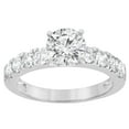 thumbnail image 1 of Unique Moments IGI Certified 1 Ctw Lab Grown Diamond Engagement Ring 14K White Gold (F-G,VS2), 1 of 5