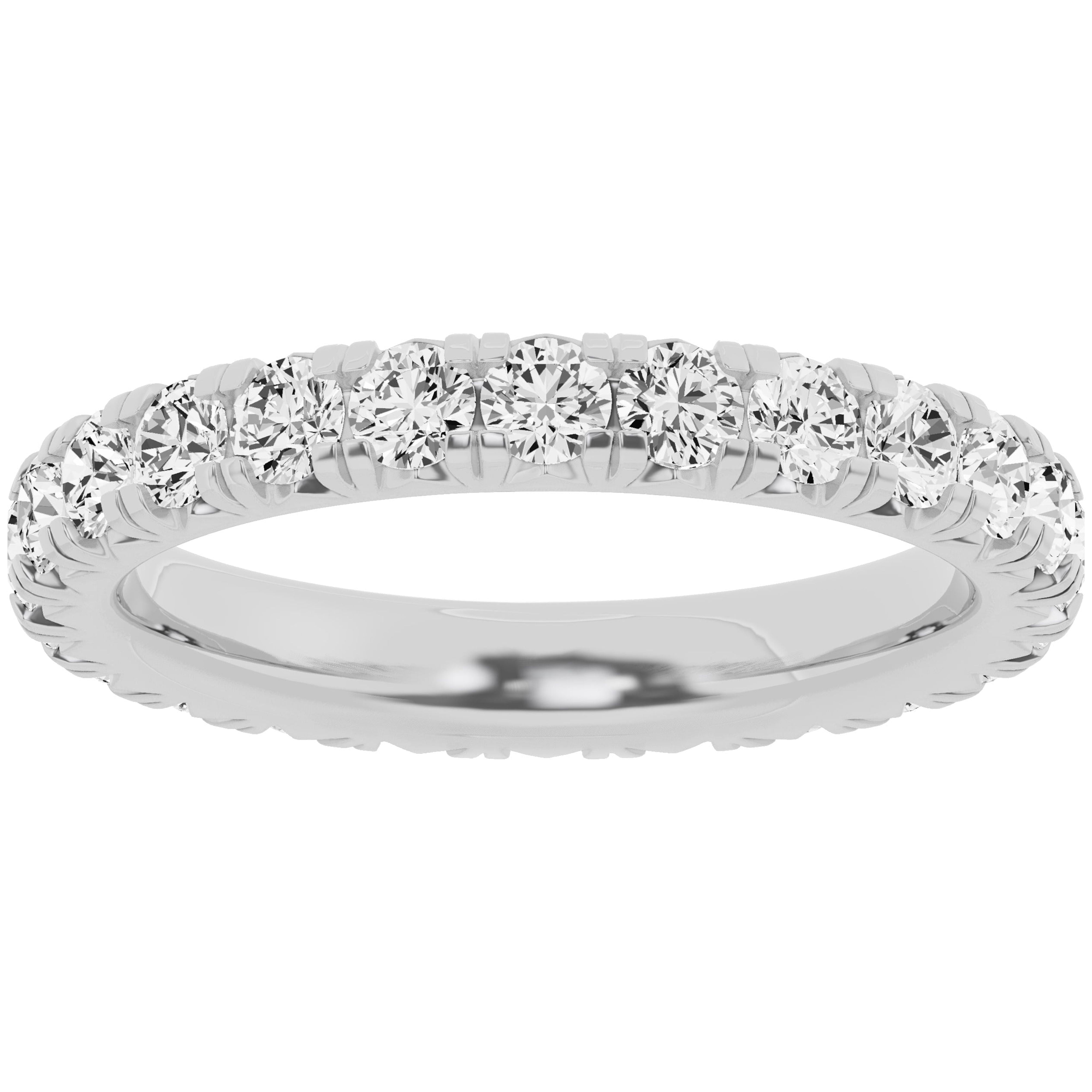 Unique Moments Lab Grown 1.50 Carat Diamond Eternity Wedding Ring 14K Unique Moments Lab Grown 1.50 Carat Diamond Eternity Wedding Ring 14K