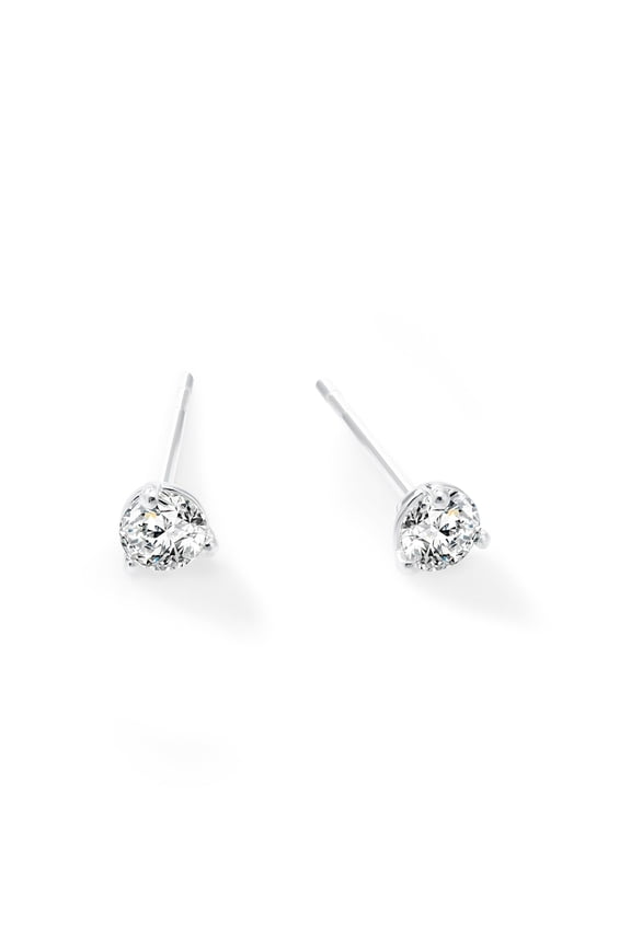 Unique Moments Lab Grown Diamond Accents Stud Earrings for Women|Sterling Silver Jewelry | Gift for Women Men