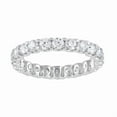 thumbnail image 1 of Unique Moments Women's 2.00 ct Round Lab Grown Diamond Eternity Ring Wedding Band 10KT White Gold, 1 of 5