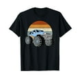 thumbnail image 1 of Unique Monster Truck Gifts Retro Vintage T-Shirt, 1 of 5