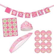 Unique Monthly Baby Girl Photo Kit, One Size, PInk