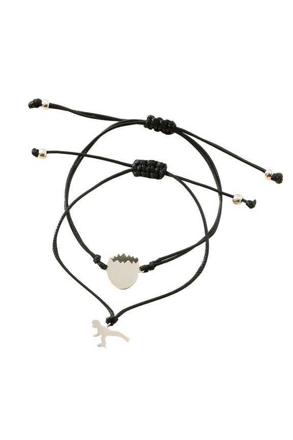 Unique Mother Daughter Bracelets with Dinosaur Egg Elements Mother's Day Gift Ideal for Enhancing Family Relationships