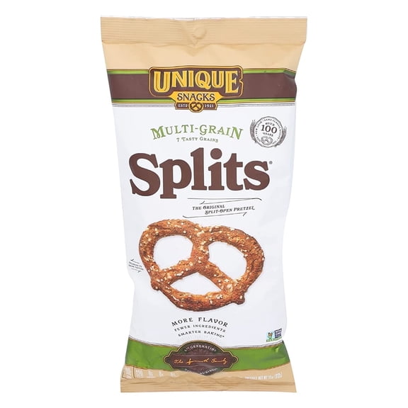 Unique Multi-Grain "Splits" Pretzels - 11 oz Pack of 3