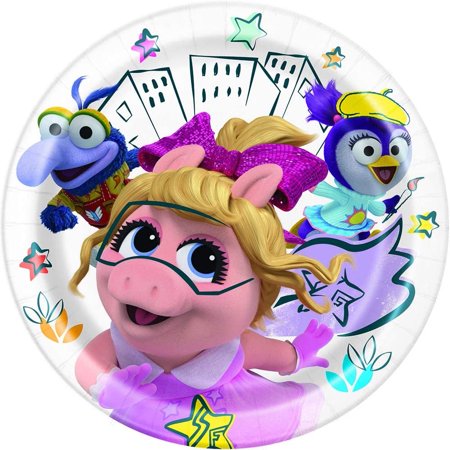 The Muppet Babies Dessert Plates (8 Pack - 7 Inches)