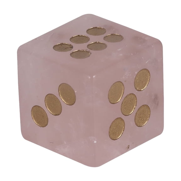 Unique Natural Crystal Mult Sided Game Dices Round Corner Role Playing 6 Sided Table Games Dices Smooth Surfaces