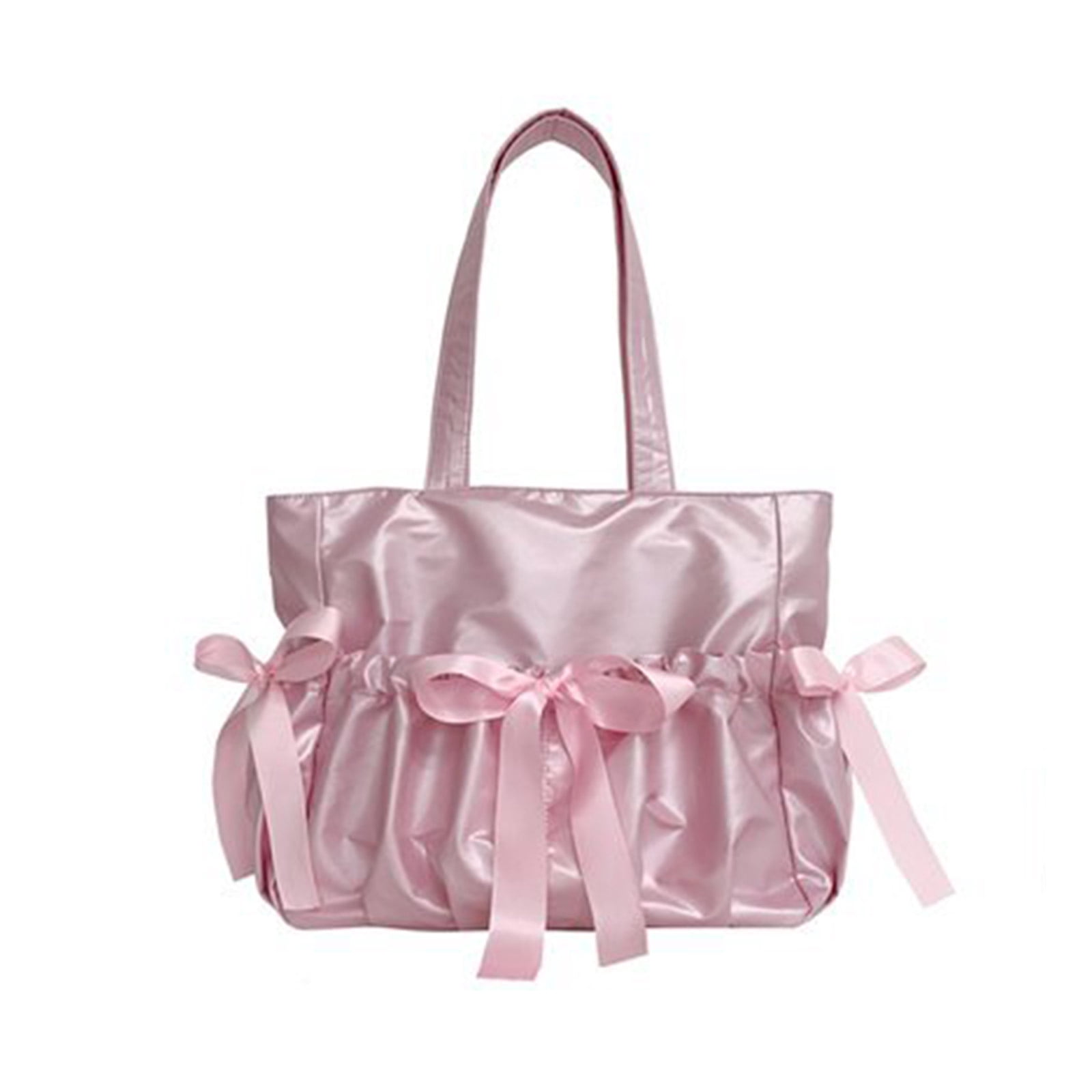Unique Nylon Itabag with Clear Window Pin Display Bags Versatile Shoulder Purse Casual Handbag for Daily Use and Cosplay