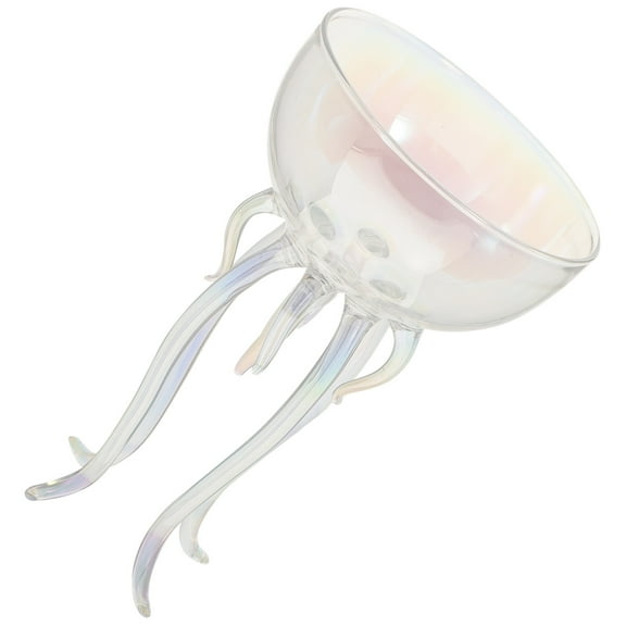 ifundom Unique Octopus Shape Cocktail Goblet Glass for Parties Weddings Banquets Transparent 10 oz