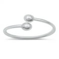 thumbnail image 1 of Unique Open Wrap Ring .925 Sterling Silver Band Jewelry Female Male Unisex Size 5, 1 of 4