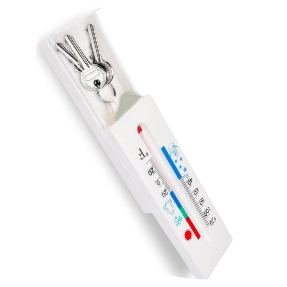 Unique Outdoor Key Storage Solution Designed Like A Thermometers For Garden Or Garage