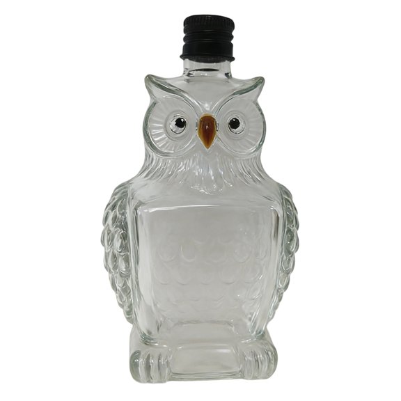 Unique Owl Shape Liquor Bottle for Whisky Serving and Collection Display