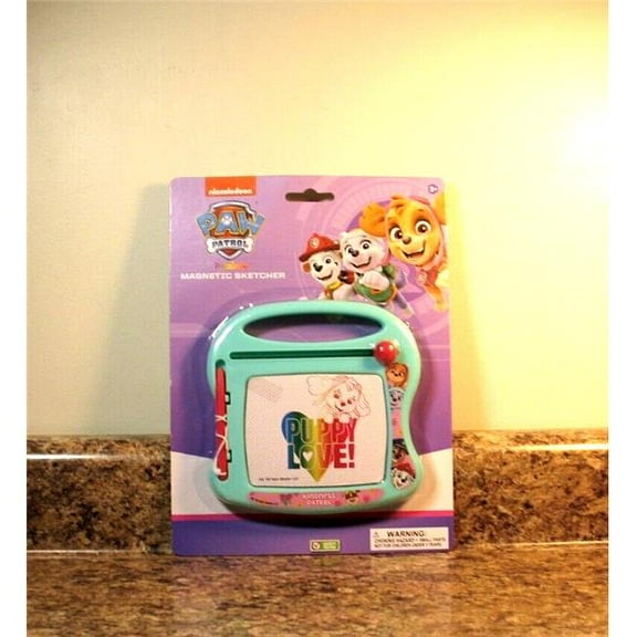 Nickelodeon Paw Patrol Rainbow Magnetic Sketcher Kids Mess-Free Doodle Travel Board Ages 3+ (Multiple Colors)