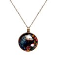 thumbnail image 1 of Unique Pangolin Necklace Personalized Custom Photo Round Pendant Adjustable Stainless Steel Necklaces with Gift Box for Men Women Mothers Valentine's Jewelry Gift, 1 of 6