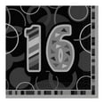 thumbnail image 1 of Unique Party Black Glitz 16th Birthday Party Napkins, 1 of 3