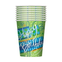 Unique Party Bright Birthday Party Cup (Pack of 8)