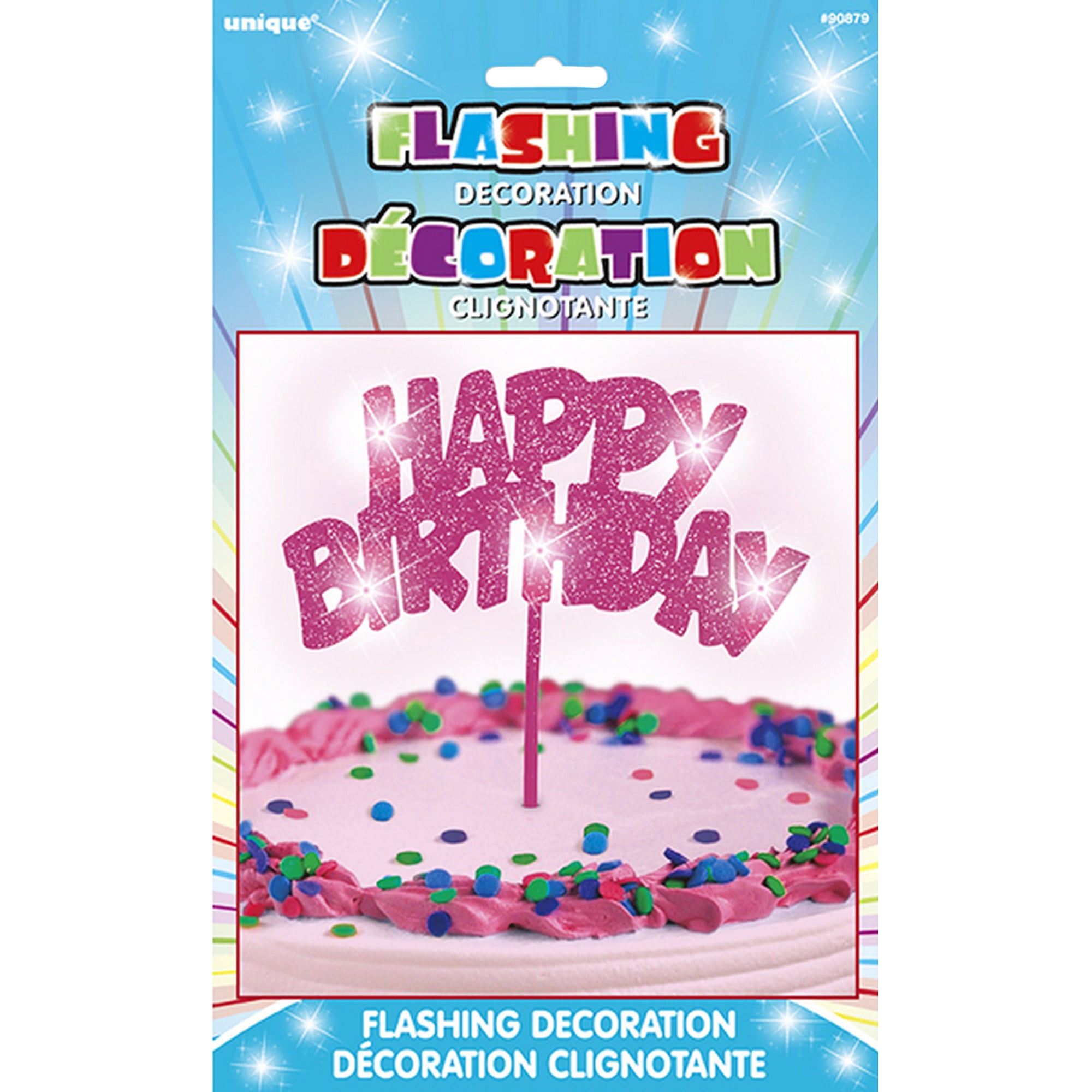 Flashing Blue Number 1 Cake Topper - 4.5 Inch, 5 Flashing Lights, 1st Birthday Decoration - View #10