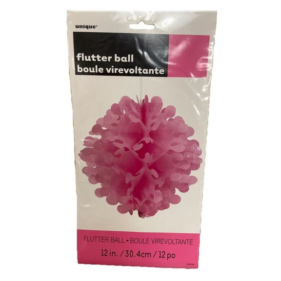 Unique Party Flutter Tissue Paper Ball Hanging Decoration