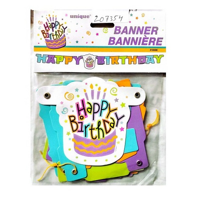 Unique Party 60th Birthday Banner – Glitz Blue & Silver 9ft Foil Banner | Polka Dot Happy Birthday Decor For Milestone Party