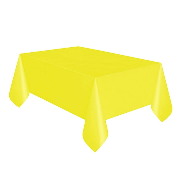 Unique Party Reusable Rectangular Plastic Tablecover (19 Colors)