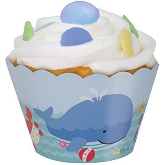 Unique Party Under The Sea Muffin and Cupcake Cases (Pack of 12)